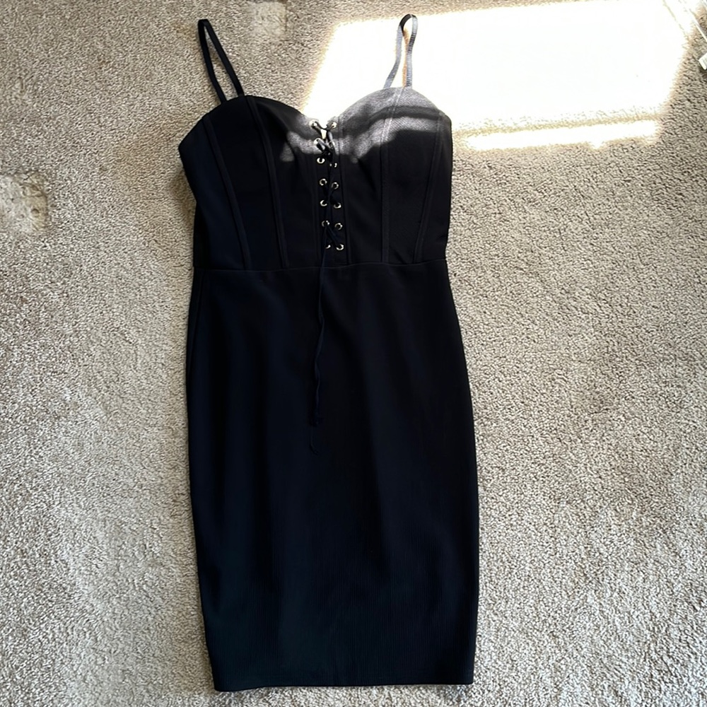 Lace up Mini dress